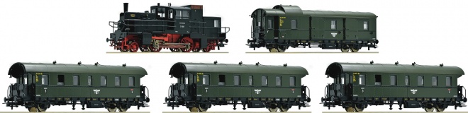 Suburban Train set with Steam rail car BR 71.5<br /><a href='images/pictures/Roco/178889.jpg' target='_blank'>Full size image</a>
